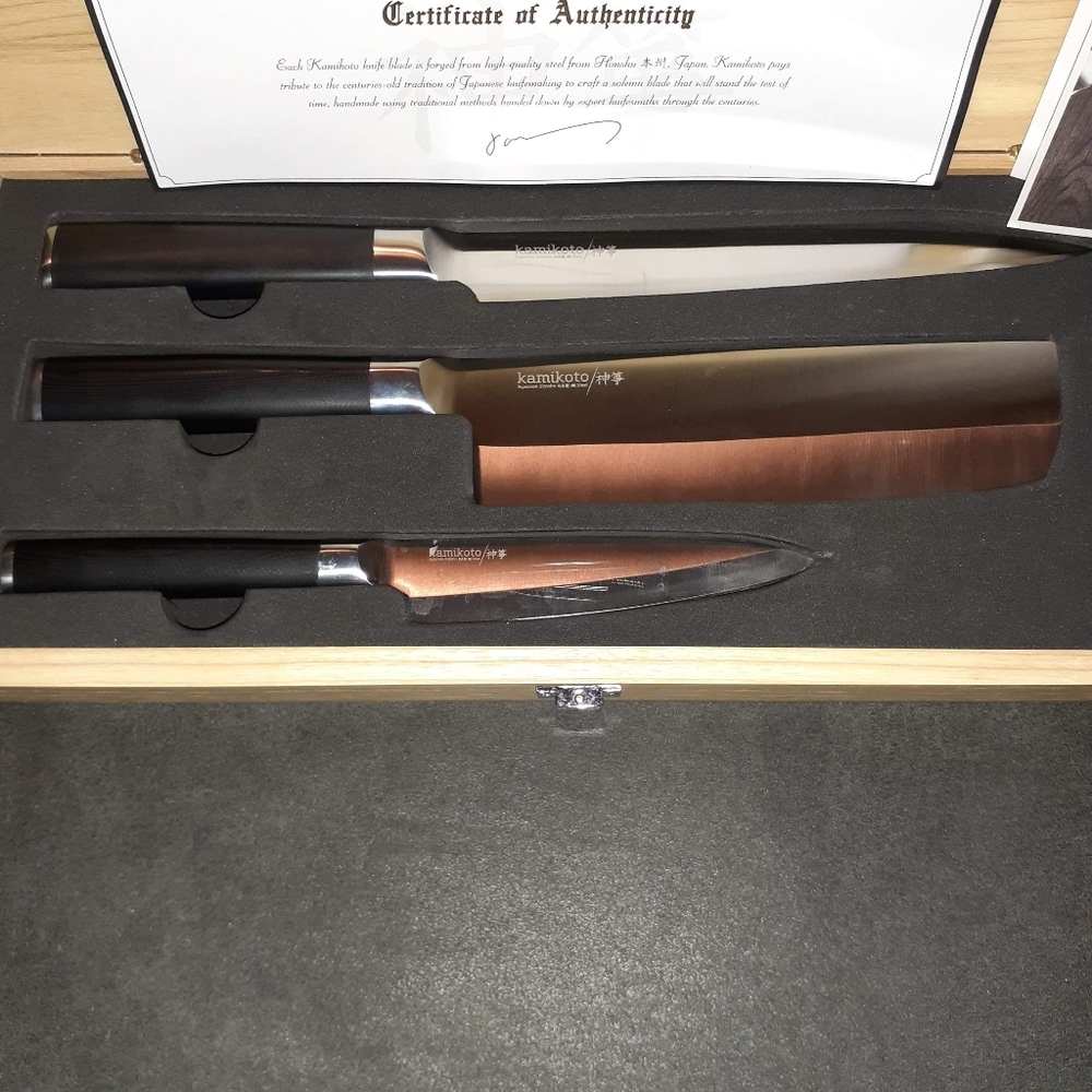 Brand New Kamikoto Knives Set